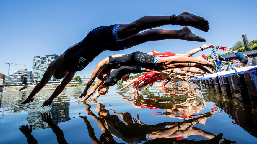 Triatlon, Schwimmen - Finals Berlin 2019