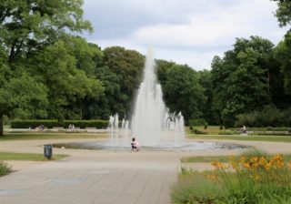 Treptower Park: Springbrunnen