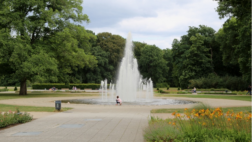 Treptower Park: Springbrunnen