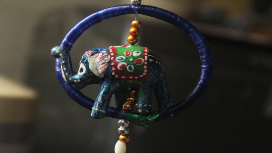 Blauer Elefant