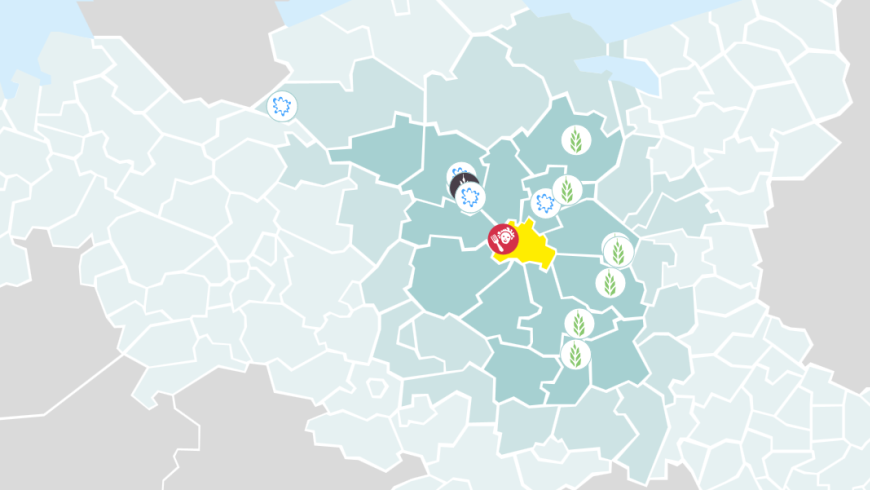 Regiokarte: Wo kommt Dein Essen her?