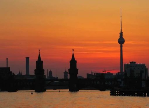Spree im Abendrot