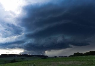 Unwetterwarnung: Gewitterzelle