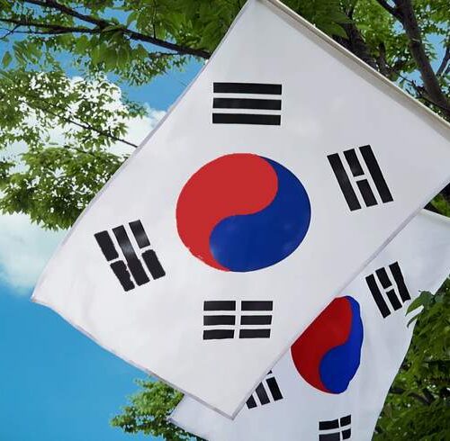 Koreanische Flagge