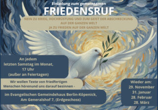 Friedensruf der ev. Stadtkirche Köpenick