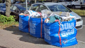 Big-Bags mit Bauabfall