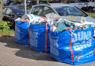 Big-Bags mit Bauabfall
